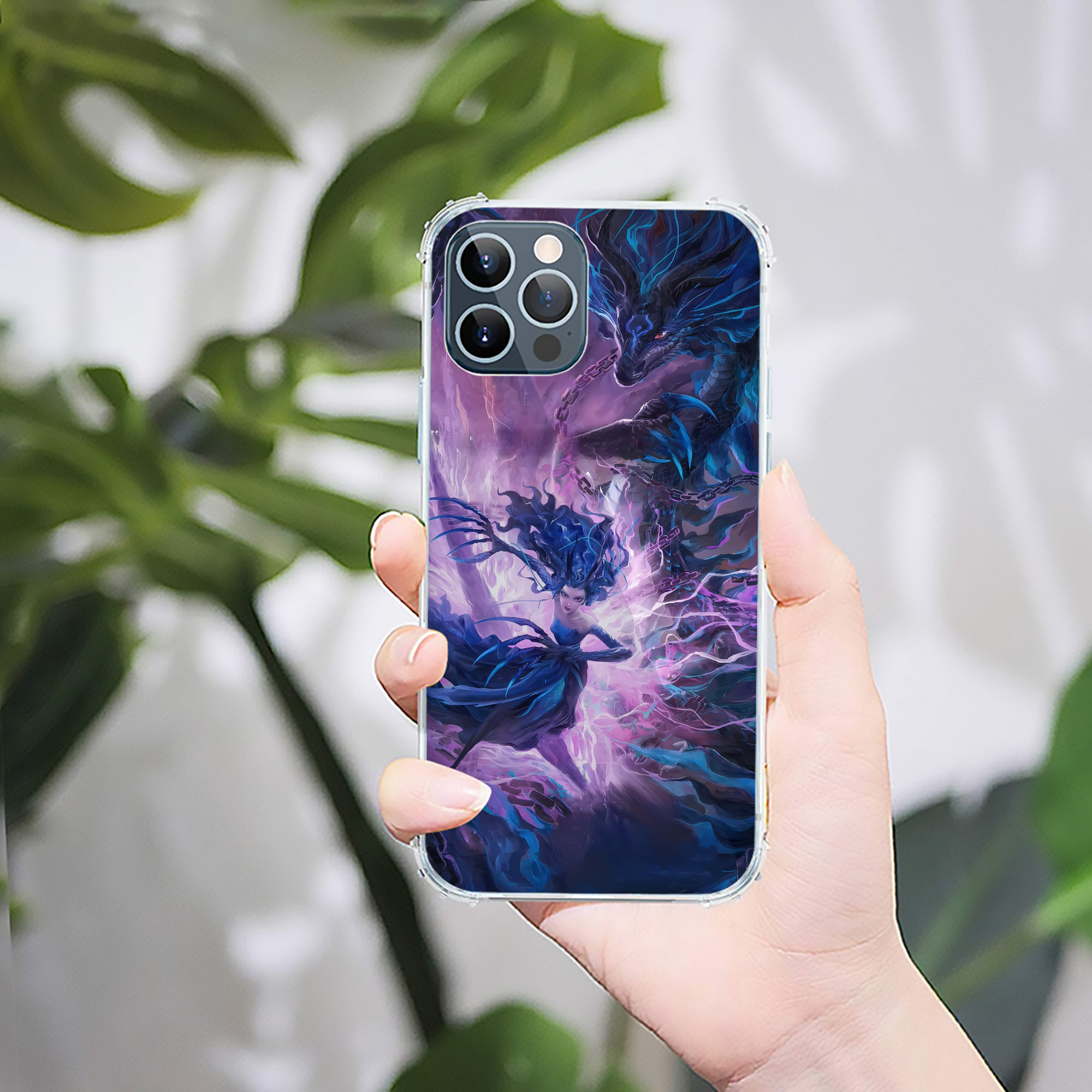 （画像用） Ne Zha 2 ナタ 魔童の大暴れ 【iPhone 12シリーズ対応】透明スマホケース（クリアソフトケース）